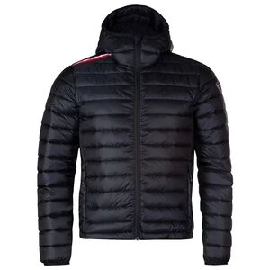 Rossignol Men's Black Puffer Jacket with hood.